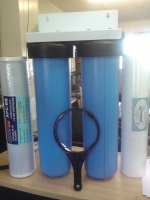 Twin Big Blue BASICGRADE 20" Whole House INC Filters!